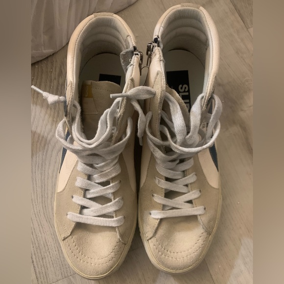 Golden Goose Leather Slide Sneakers